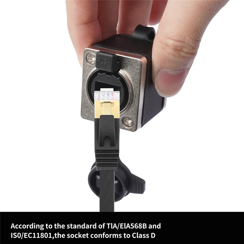 ABT-RJ45 Network Female Straight Coupler Converter Ethernet Extension Adapter, RJ45 Feedthrough Coupler