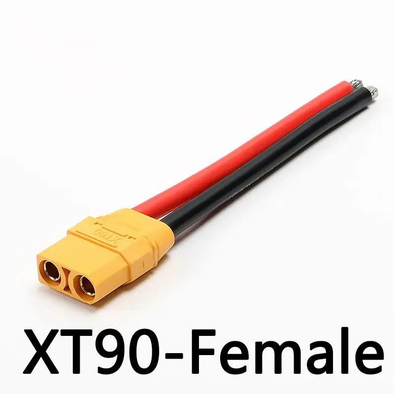 XT90 Male and Female Connector Aircraft Model Lithium Battery Connector Xt90s Electrical Adjustment Gold-Plated Cable Plug