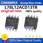 (5-100 pieces) L78L12ACD13TR silk screen 78L12A patch SOP8 low dropout linear regulator chip IC