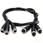 GX12 2/3/4/5/6/7 Pin Male to Female Extension Line 2Pin Aviation Plug Connection WirePlug Sensing Connector Cable 0.2-3 Meter