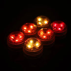Submersible LED Lights Waterproof RGB Underwater Light For Wedding Tea Light Hot Tub Pond Pool Bathtub Aquarium Party Vase Decor