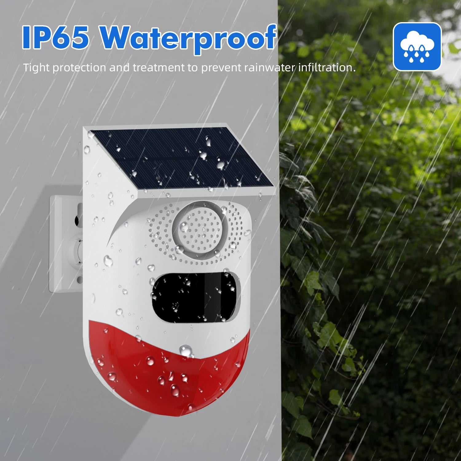 Outdoor Solar PIR Infrared Alarm Smart WiFi Siren Waterproof Wireless 433MHz Burglar Strobe Sensor Multiple Versions Available