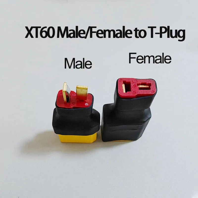 1PCS RC Battery Connector Adapter XT30 XT60 XT90 T-Plug TRX Male to Female Plug For RC LiPo Battery Charger