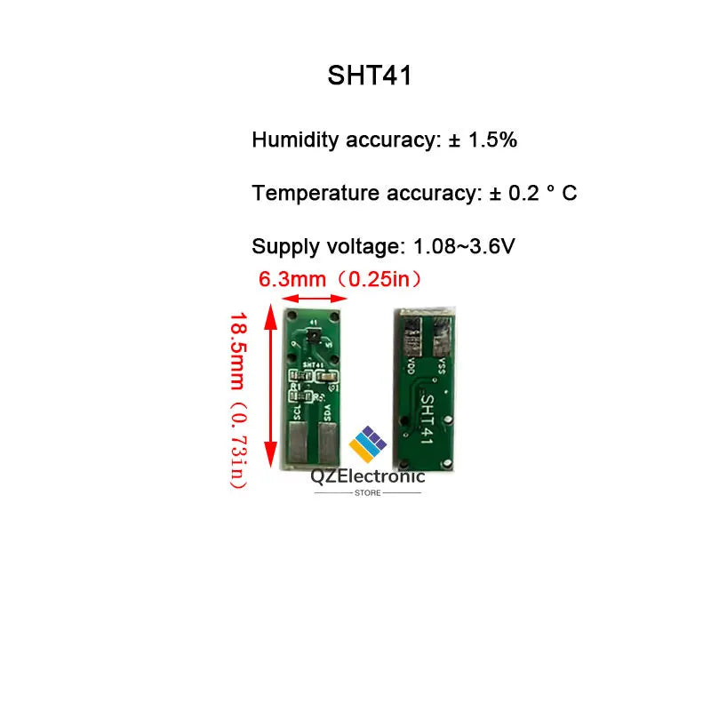 SHT20 SHT30 SHT31 SHT35 SHT40 SHT41 SHT45 SHT10 Temperature and Humidity Sensor Module Humidity Sensor IIC I2C Breakout Weather