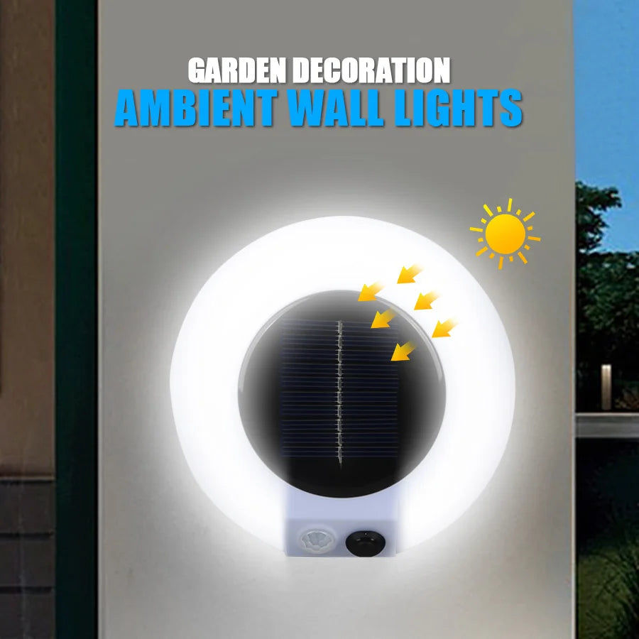 Foldable LED 120° Solar Light Outdoor Wall Lamp Waterproof Spotlights Lamp Motion Sensor Solar 3 Modes Street Light Garden Decor