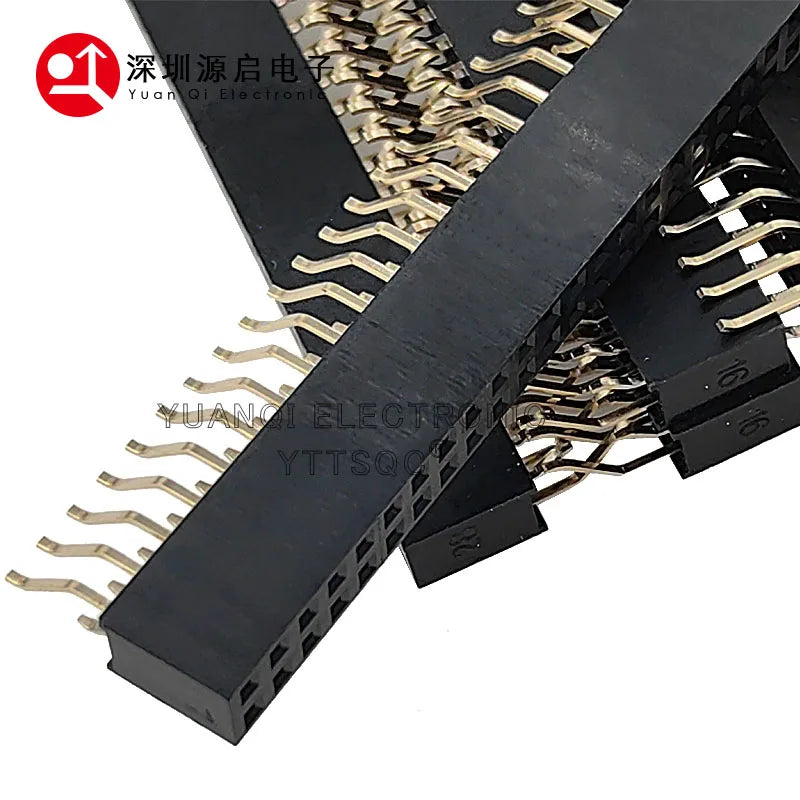 20pcs 0.1" 2.54mm 2x3/4/5/6/8/10/40P Double Row Right Angle SMT/SMD Surface Mount PCB PH8.5 Solder Female PIN Header Connector