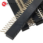 20pcs 0.1" 2.54mm 2x3/4/5/6/8/10/40P Double Row Right Angle SMT/SMD Surface Mount PCB PH8.5 Solder Female PIN Header Connector
