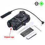 Tactical Nylon EOTEC OGL Red Dot Laser Indicator Blue Green IR PEQ-15 with OGL White Strobe Flashlight for Airsoft Gun Rifle