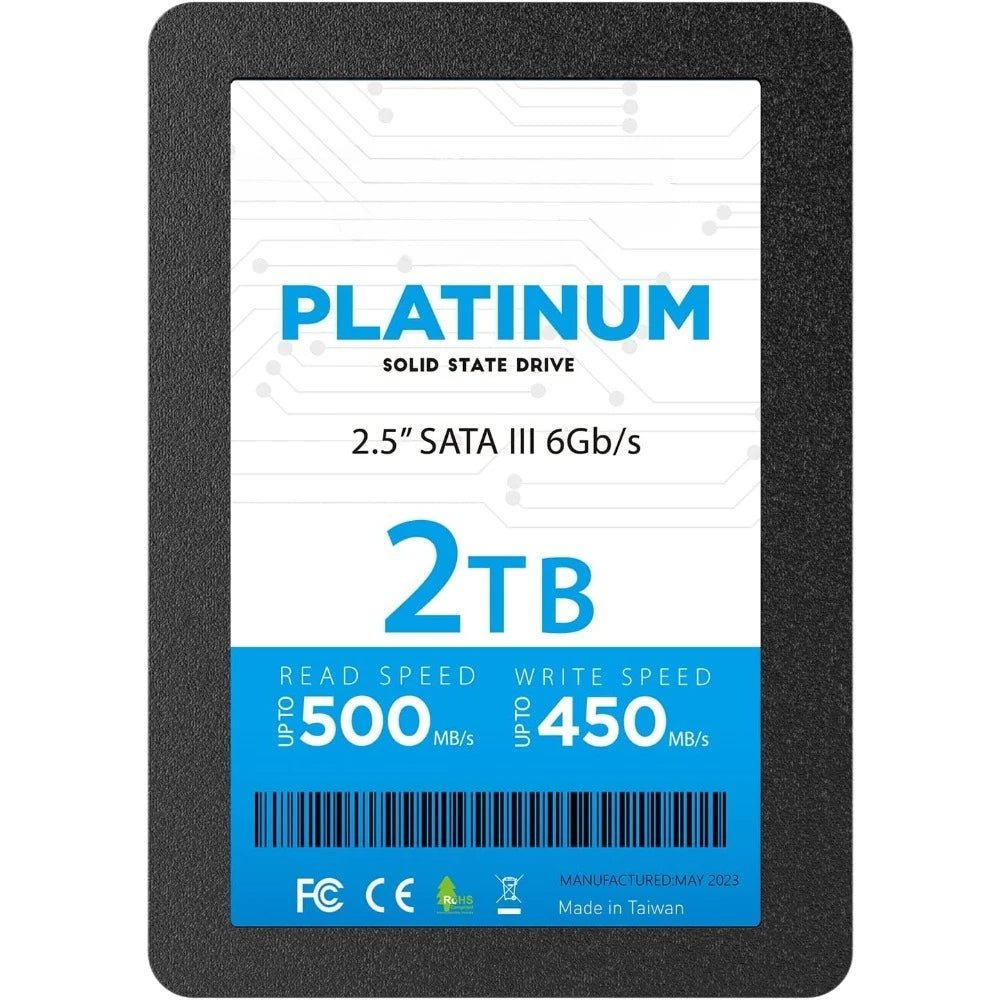 US Shipping 2TB 2.5 Inch SATA III 6Gb/s Internal SSD Solid State Drive TLC 3D NAND for PC Laptop Desktop Memory Storage