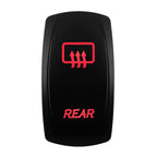 Red Led Light Rocker Switch 12V/24V SPST DPDT Toggle Switch ON OFF/ ON OFF ON Backlight Latching / Momentary Dash Panel Control