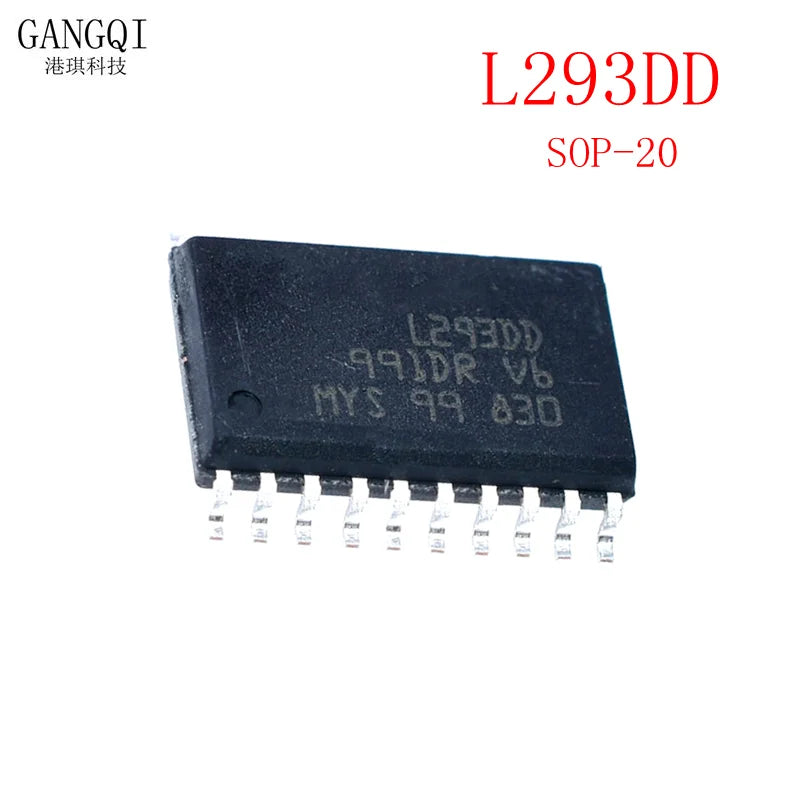 5PCS/LOT L293DD SOP-20 L293 SOP20 L293D Bridge driver internal switch New IC In Stock