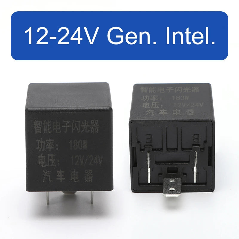 CF13 CF14 JL-02 3-Pin LED Flasher Flash Relay for Turn Signal Light Hyper Flash Fix 12V LED Relay for Car Motorcycle Accessories