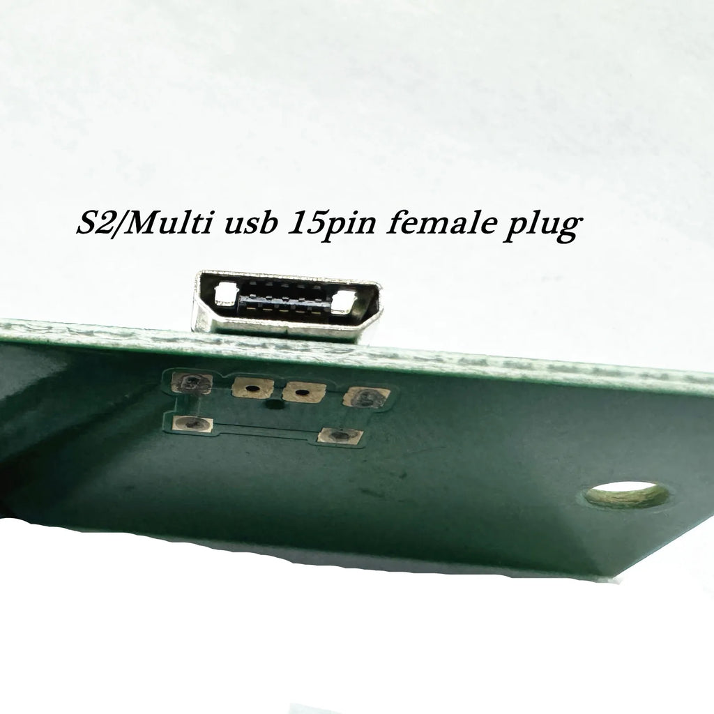 For Sony Camera Camera plug Multi  USB Female Socket Detection Multi 15-pin USB Plug (male)DIY Welding Wire Suitable