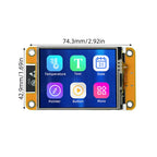 ESP32 2.4-Inch Capacitive Touch Display Wifi Bluetooth Development Board 240 x 320 Resolution Development Board CH340 Type C