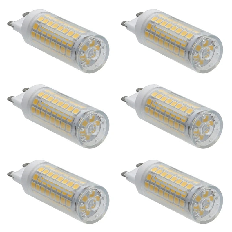 1- 10PCS Super Bright G9 LED Light Bulb 6W 9W 12W 15W 220V Lamp Constant Power Light LED Lighting G9 2835 SMD Bulbs