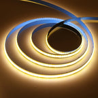 5V USB COB LED Strip Light Tape White Red Green Pink Ice Blue Yellow Flexible 320 LEDs 8mm PCB Ribbon TV Backlights Night Lamp