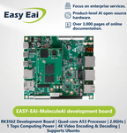 Edge AI Core Module, EASY EAI RK3562 Quad-core A53 ARM Processor, 2GB RAM, Embedded Linux Development Board 1 TOPS NPU