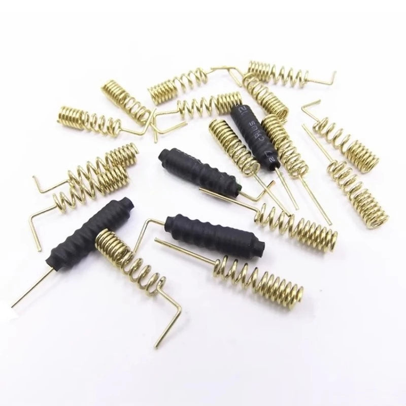 10/50PCS 800 868m 900m 915m 920 GSM Built-in Spring Antenna Phosphor Copper Material Direct Soldering PCB Board