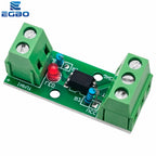 1~20PCS 1 Channel Way Optocoupler Isolation Module PC817 3V-5V 12V 24V Photoelectric Isolator Rail Holder PLC Drive Motor Board