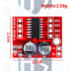 L298N Dual H-Bridge Motor Driver Module - PWM Speed Control & Direction Reversal for DC Motors (5V-35V)