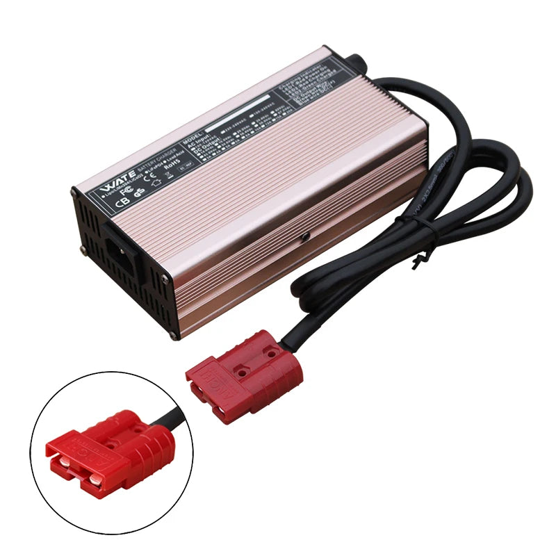 29.4V 20A Charger Smart Aluminum Case Is Suitable For 7S 24V Li-ion Lipo Battery Fast Charger