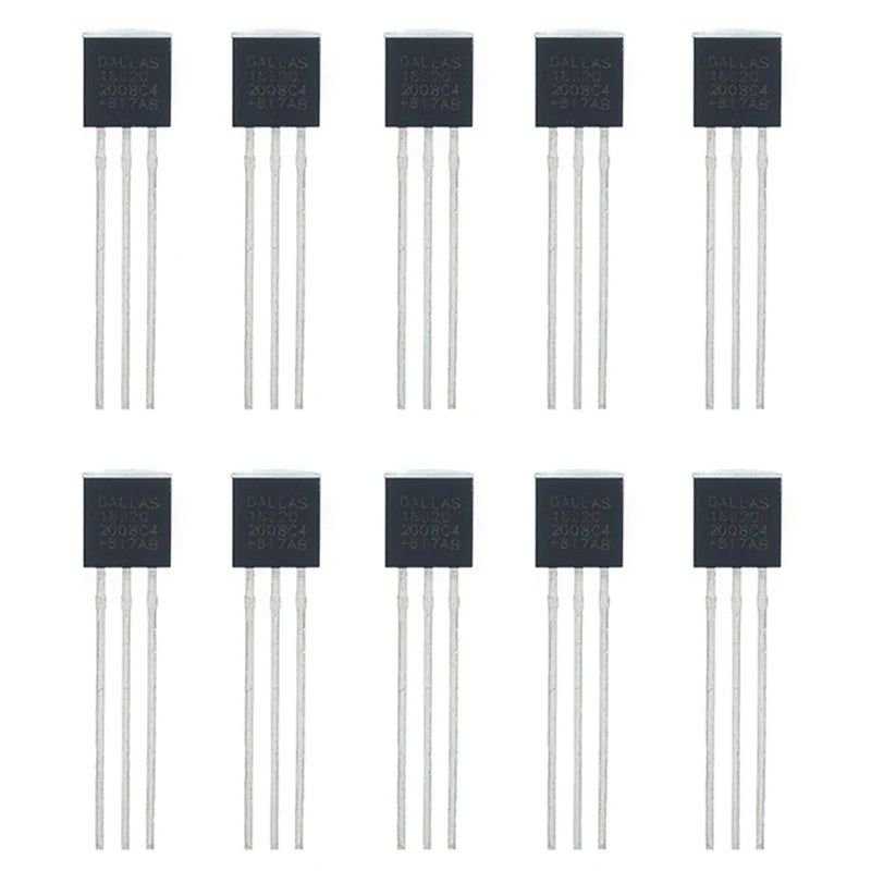 10PCS DALLAS DS18B20 18B20 TO-92 IC CHIP Thermometer Temperature Sensor