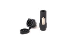 2pcs 3Pins Waterproof IP65 True Locking Powercon Male Plug Jack Power Female Sockets Chassis Wire Connectors