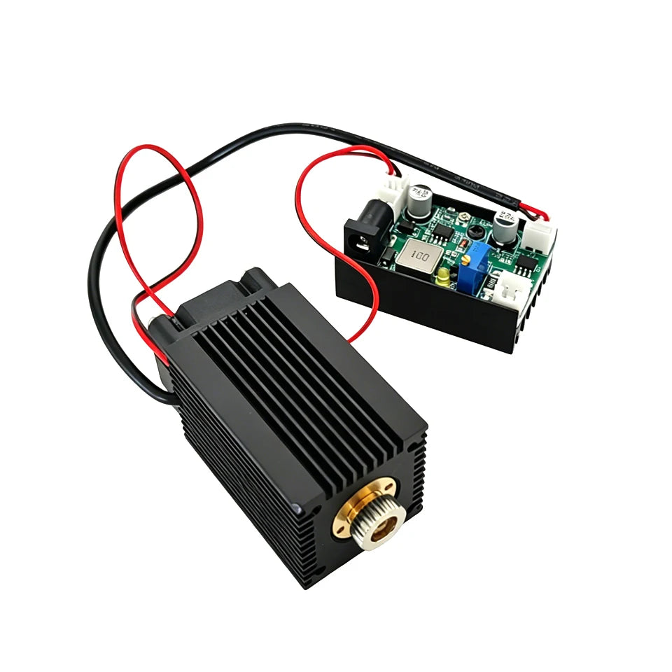 850nm 1000mW IR Focusable Dot Laser Diode Module Fan Cooling 12V Driver TTL for Industrial Woodwork Tools