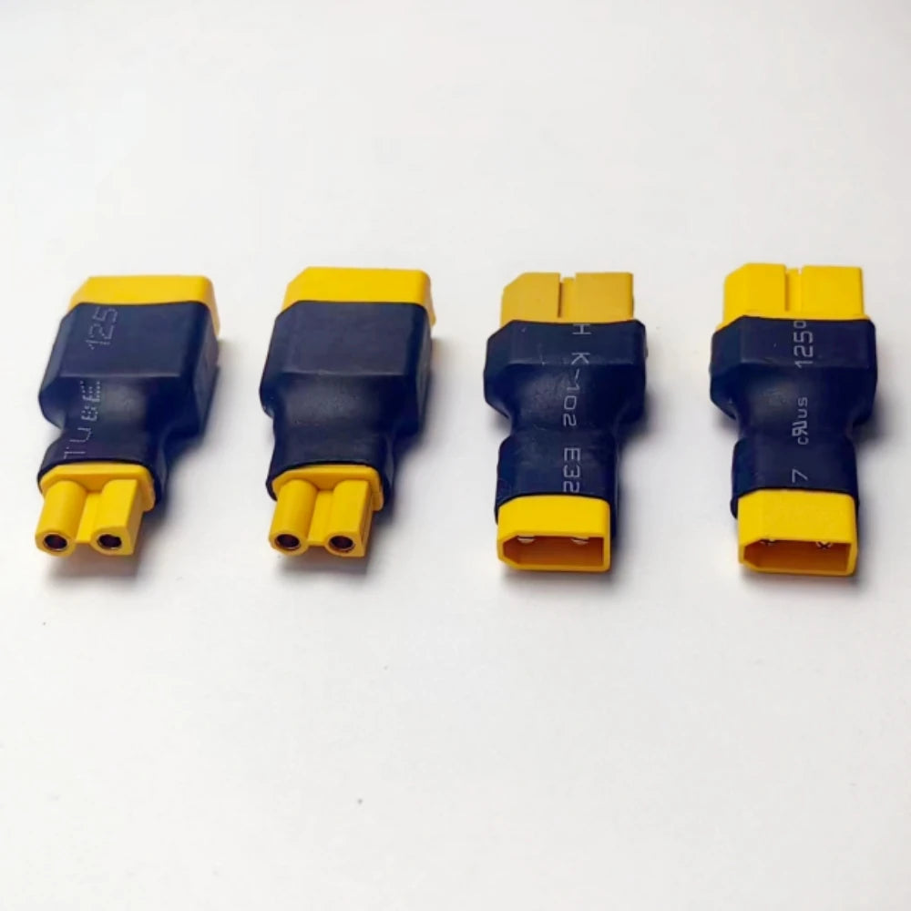 4PCS XT60 to XT30 Plug Adapter Male/Female Converter Connector for FPV Drone RC Lipo Battery Charger ESC Parts