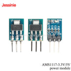 10Pcs/1pc AMS1117 3.3V 5V Power Module LDO Linear Regulator 800mA Direct Plug 3 Pin for Arduino