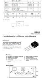 10PCS/Lot Universal IR Infrared Receiver DIP LED VS1838B 1838 VS838 VS1738 HS0038BD HS0038 CHQ0038K Remote Receiver Tube