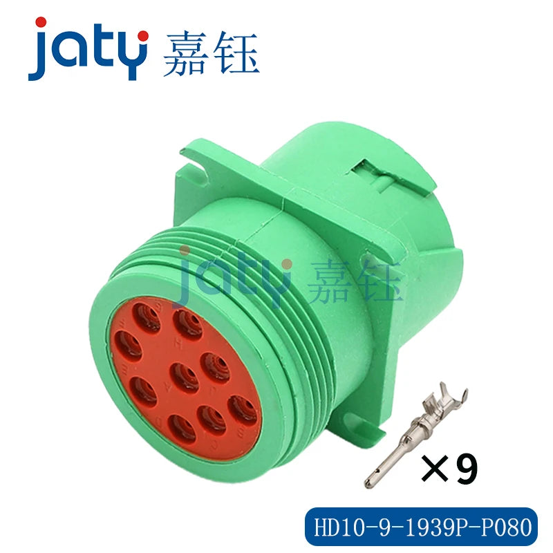1set Grey Deutsch 9 Pin HD10 Series New ROHS Waterproof Auto Connector Diagnosctic Tool Circular Connector HD16-9-96S HD10-9-96P