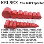1PC Audiophiler Axial MKP Capacitor Audio 250V 400V 630V 4.7UF/400V 10UF 1.0UF 1.5UF 6.8UF 8.2UF Frequency Dividing Capacitance