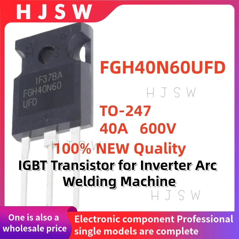 5/10/20PCS 100% NEW FGH40N60UFD FGH 40N60UFD 40N60UFD 40N60 TO-247 40A 600V IGBT Transistor for Inverter Arc Welding Machine