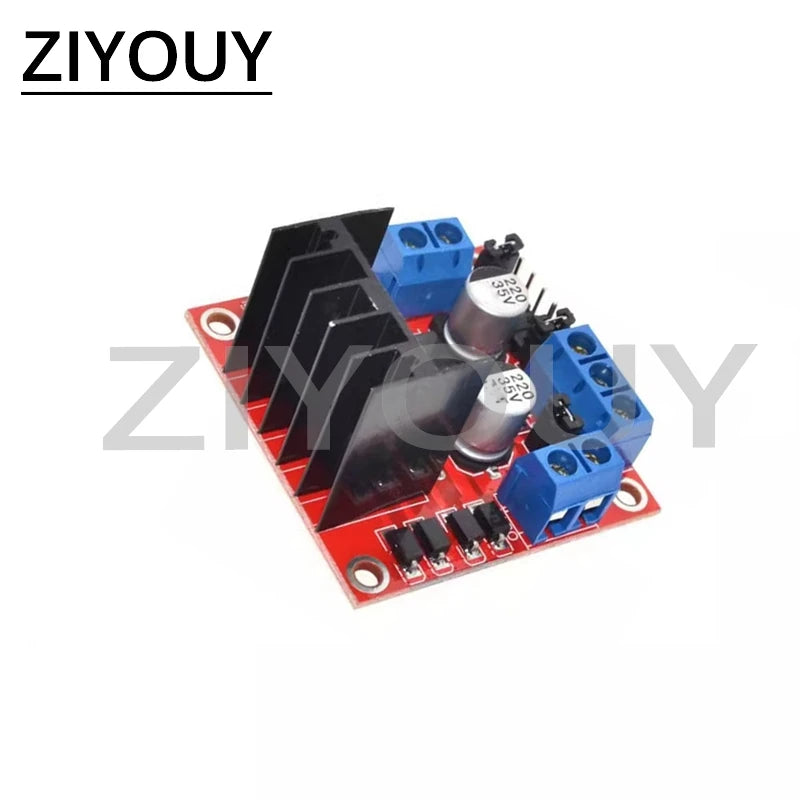 2-5PCS L298N motor driver board module, DC stepper motor, intelligent vehicle robot DIY driver board