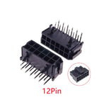 10/100Pcs 3.0mm Wafer Micro-Fit 3.0 Connector PCB Male Header Right Angle 2 4 6 8 10 12 14 16 18 20 22 24 Pin Board Solder 43045