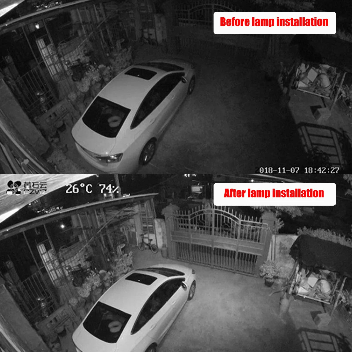 940nm AC110V~220V / 12V DC Outdoor IP66 Invisible Infrared Lights Night Vision IR Fill  Lamp For Security Camera