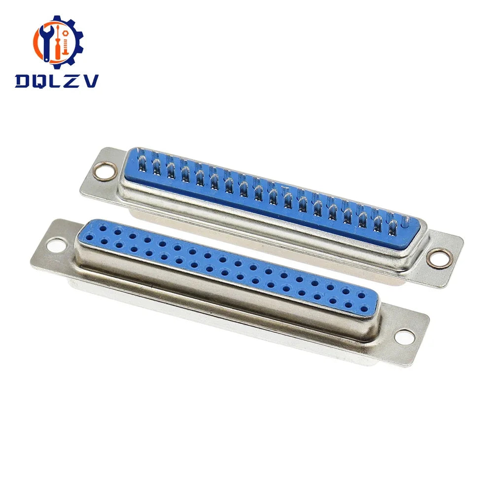 5PCS D-SUB 9 15 25 37 Pin Male Female Solder Type Connector DIP Straight Mount Serial Port Adapter 2 Rows DB9 DB15 DB25 DB37