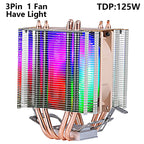 XUANFENG Air-cooled CPU Cooler 90mm Fan Twin Towers 4/6 Heat Pipe 4pin/PWM Compatible LGA2011 115x 1200 1700 X79 X99 AMD AM3 AM4