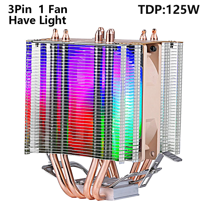 XUANFENG Air-cooled CPU Cooler 90mm Fan Twin Towers 4/6 Heat Pipe 4pin/PWM Compatible LGA2011 115x 1200 1700 X79 X99 AMD AM3 AM4