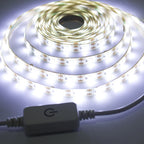 Dimmable 5V LED Strip Lights SMD2835 3528 60Leds/m Waterproof Ribbon Lights TV Backlight USB/Battery Powered Stripe Room Decor