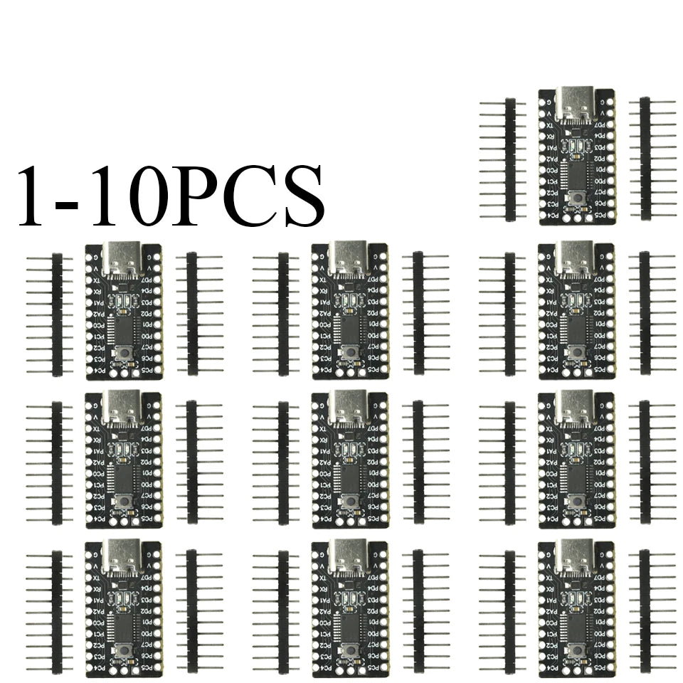 1-10PCS CH32V003F4P6 Core Board Development Board CH32V003 Microcontroller Module RISC-V Processor TYPE-C Interface
