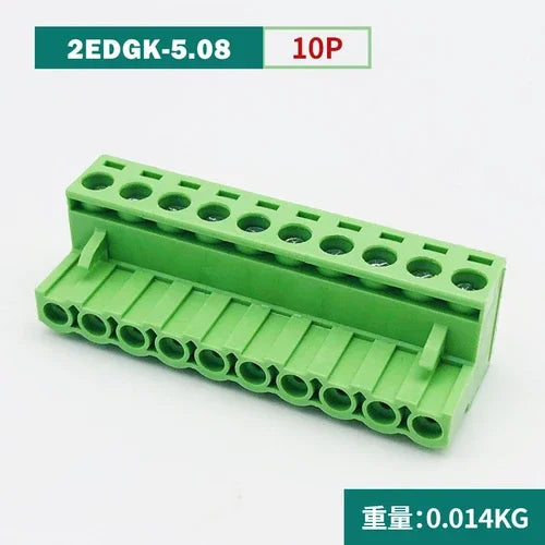 2EDGK-5.08MM Plug-in Terminal Block PCB Plug 2P3P10P12P14P16P-24P