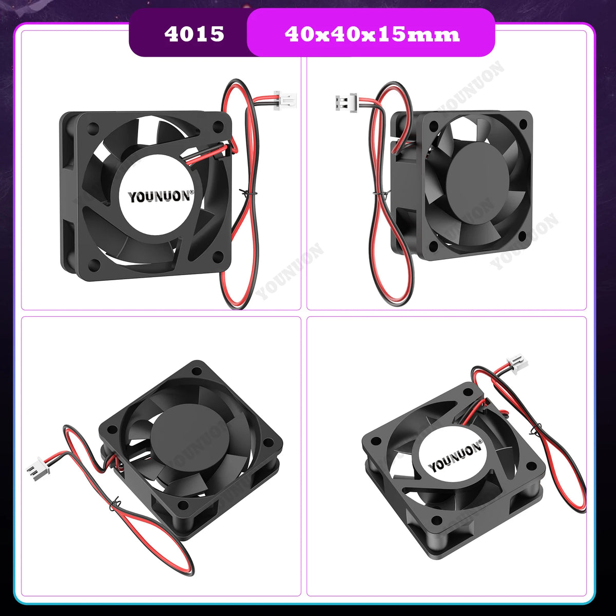 4010 12025 8010 30mm dc 5V 12V 24V Cooling Fan Brushless Motor Case 40MM 50MM 60MM 70MM 80MM 90MM 120MM for 3D print 2PIN