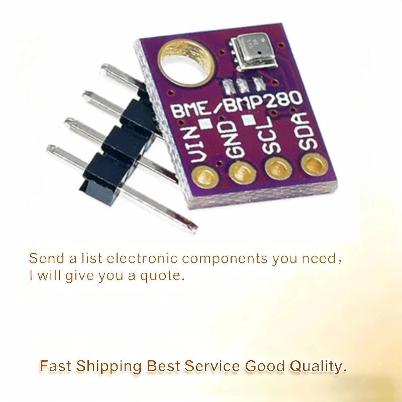 10PCS BME280-3.3 BMP280-3.3V BMP280-5V I2C SPI 1.8-5V Digital Module Temperature Barometric Pressure Sensor Module For  Arduino