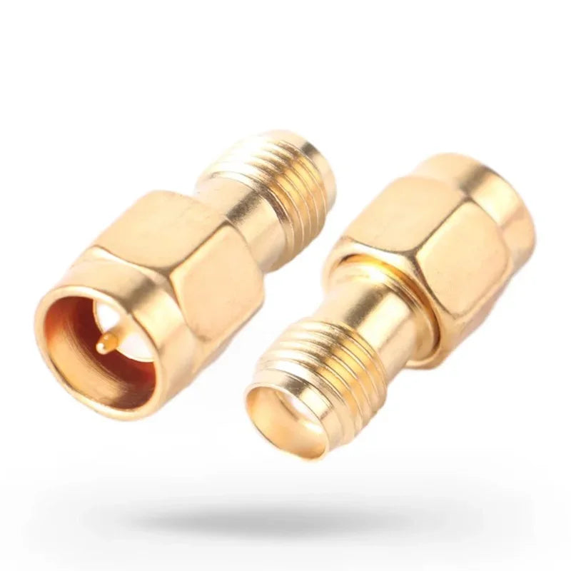 5/20PCS Connector SMA To SMA/ RP-SMA To SMA / RPSMA Male Plug & Female Jack Slide-on Straight RF Coax Adapter Connector