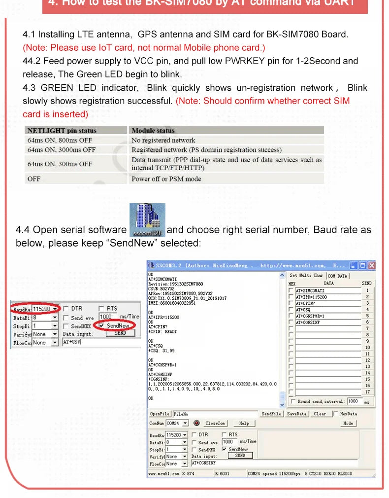 CAT-M NB-IoT SIMCOM SIM7080G Breakout Kit
