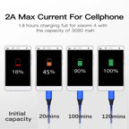 Nylon Braided Wire Charger Cable Micro USB Cable Date Sync 2A Fast Charging For Samsung A3/A5/A7A Huawei Android Mobile Phone