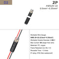 Quick Wire Connector Pluggable Locking Buckle Terminal Block Universal Compact Electrical Cable Jointer for LED Strip Car DIY