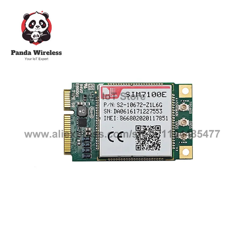 Good Price in Stock！SIMCom SIM7100E 4G LTE Module Mini PCIe Modem FDD/TDD-LTE SIM7100 PIN to SIM5320, not SIM7600E